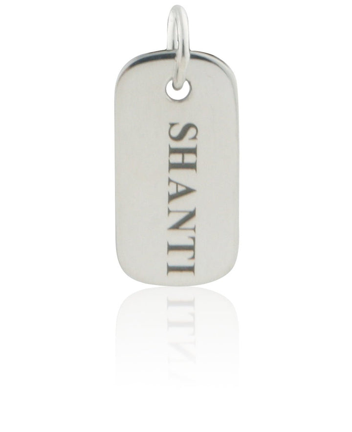 Reversible Sterling Silver Shanti Pendant -