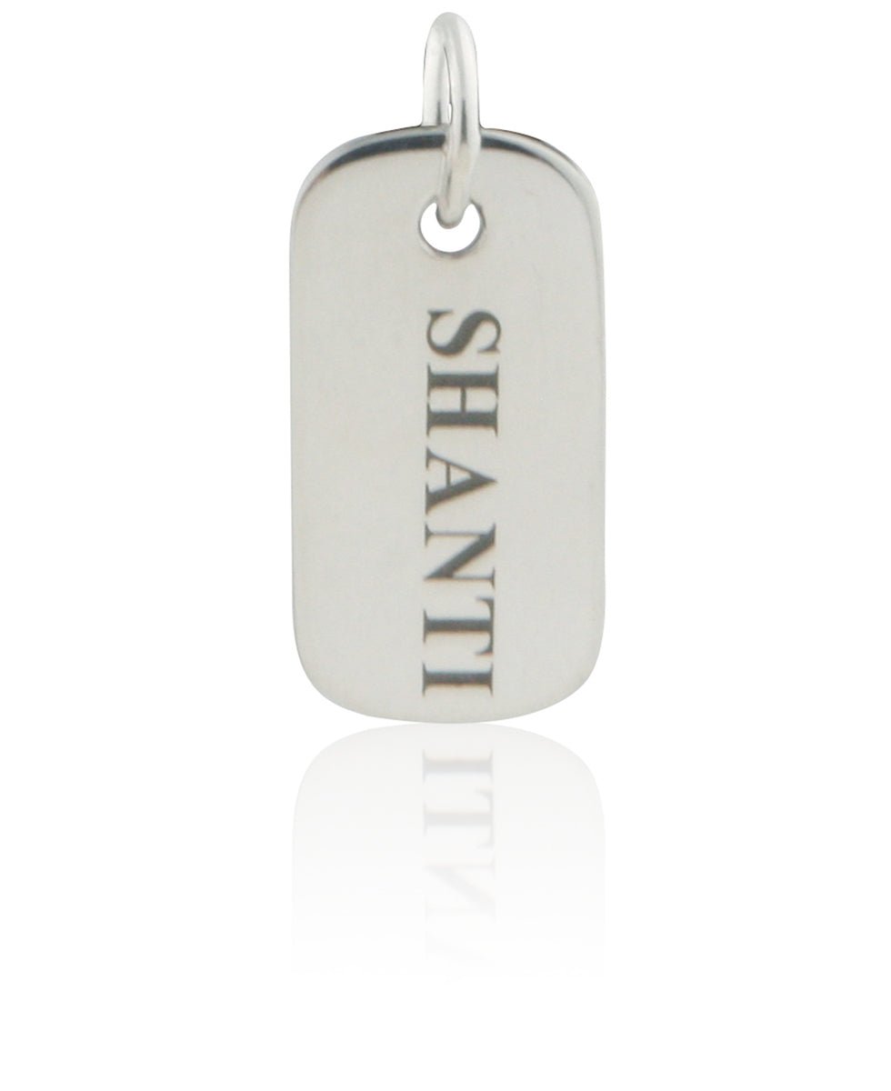 Reversible Sterling Silver Shanti Pendant -