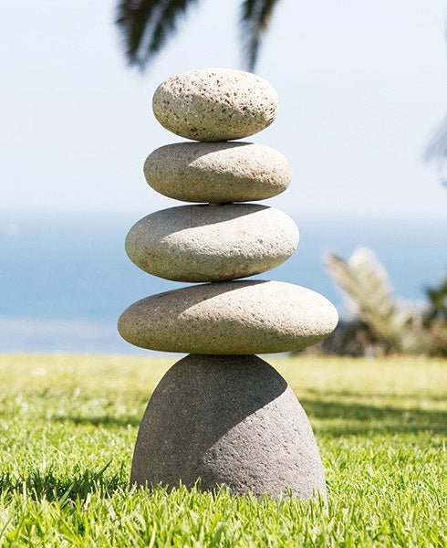Rock Garden Cairn Statue, 18 Inches -