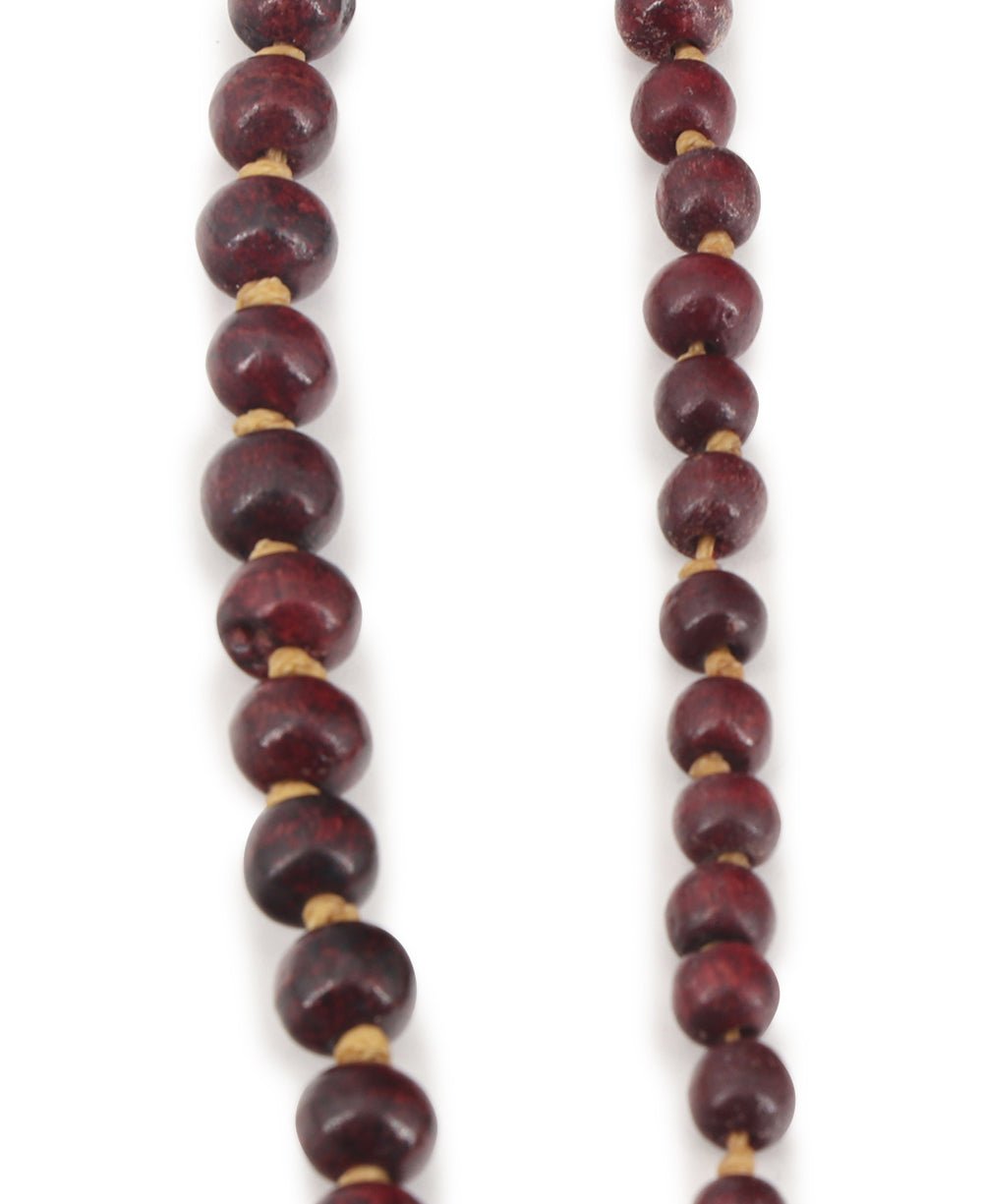 Rosewood Meditation Mala with Knotted Beads - Prayer Beads 6mm