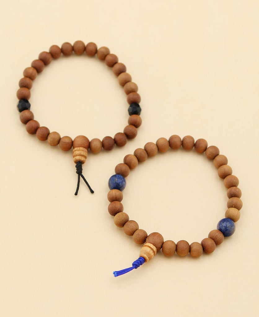 Stretch Bracelet | 8mm Beads (Triple Protection Gold) Medium