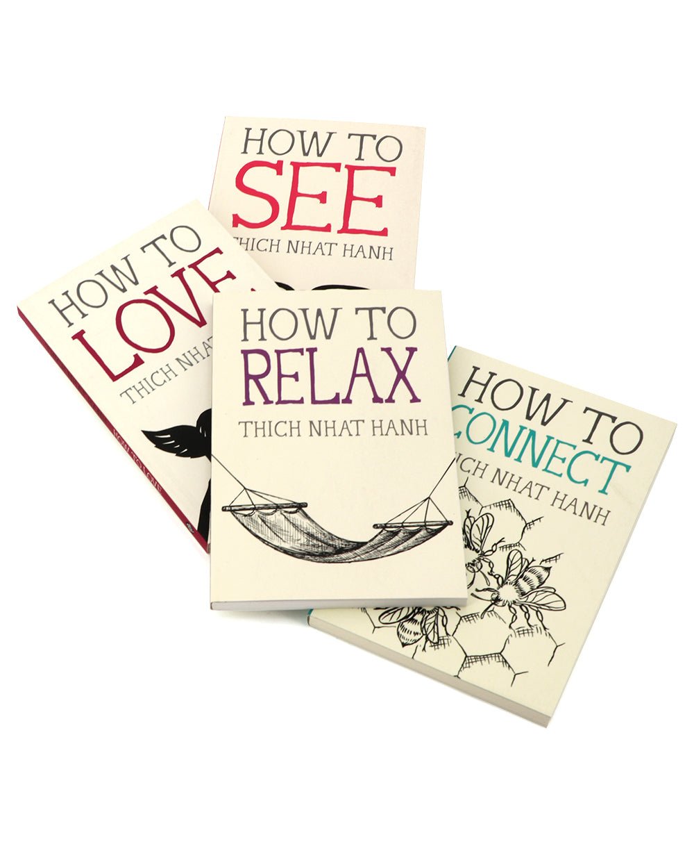 Set of 4 Mindfulness Guidebooks, How To Live By Thich Nhat Hanh - Books