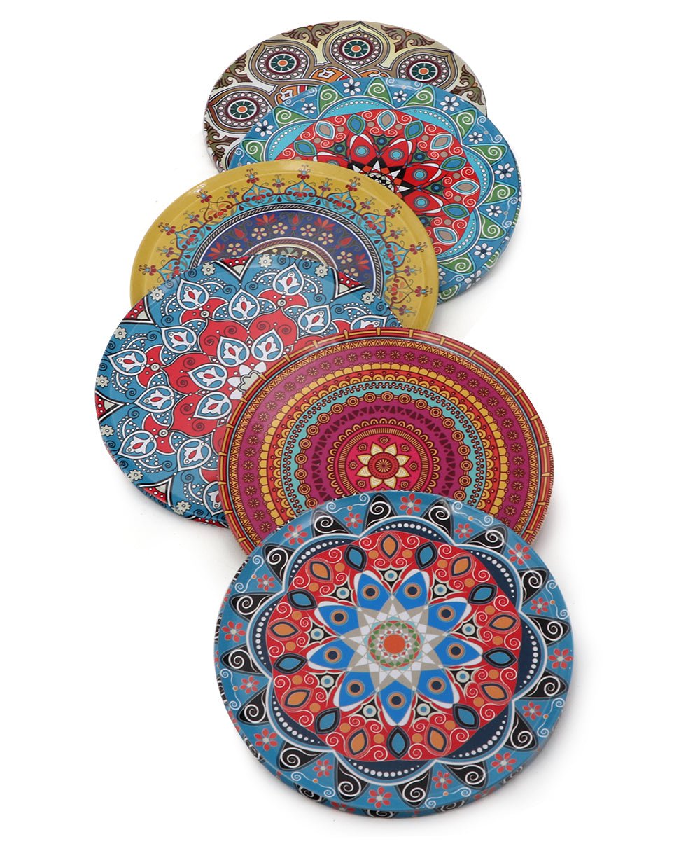 Set of 6 Mandala Coasters - Coasters