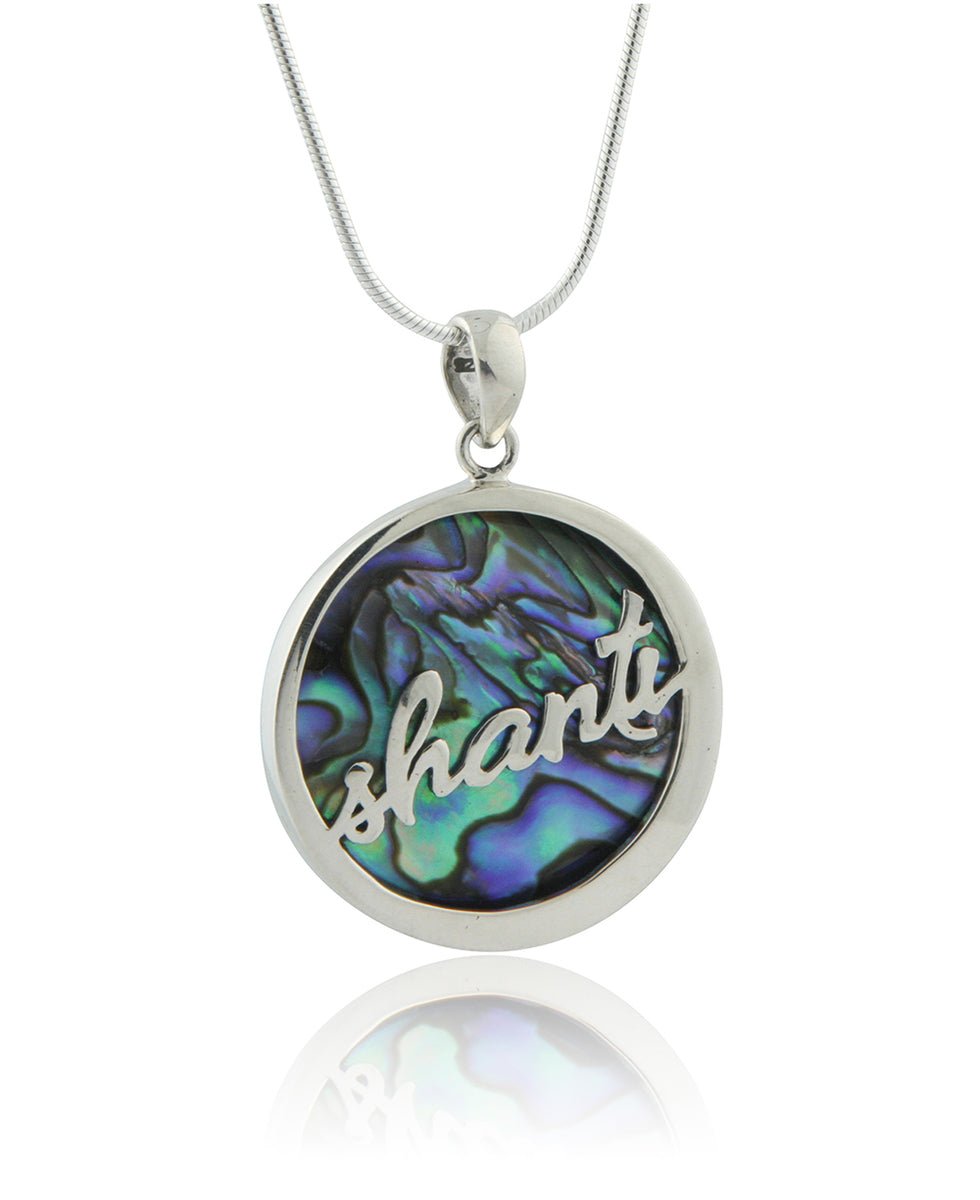 Shanti Pendant, Abalone Shell and Sterling - Charms & Pendants