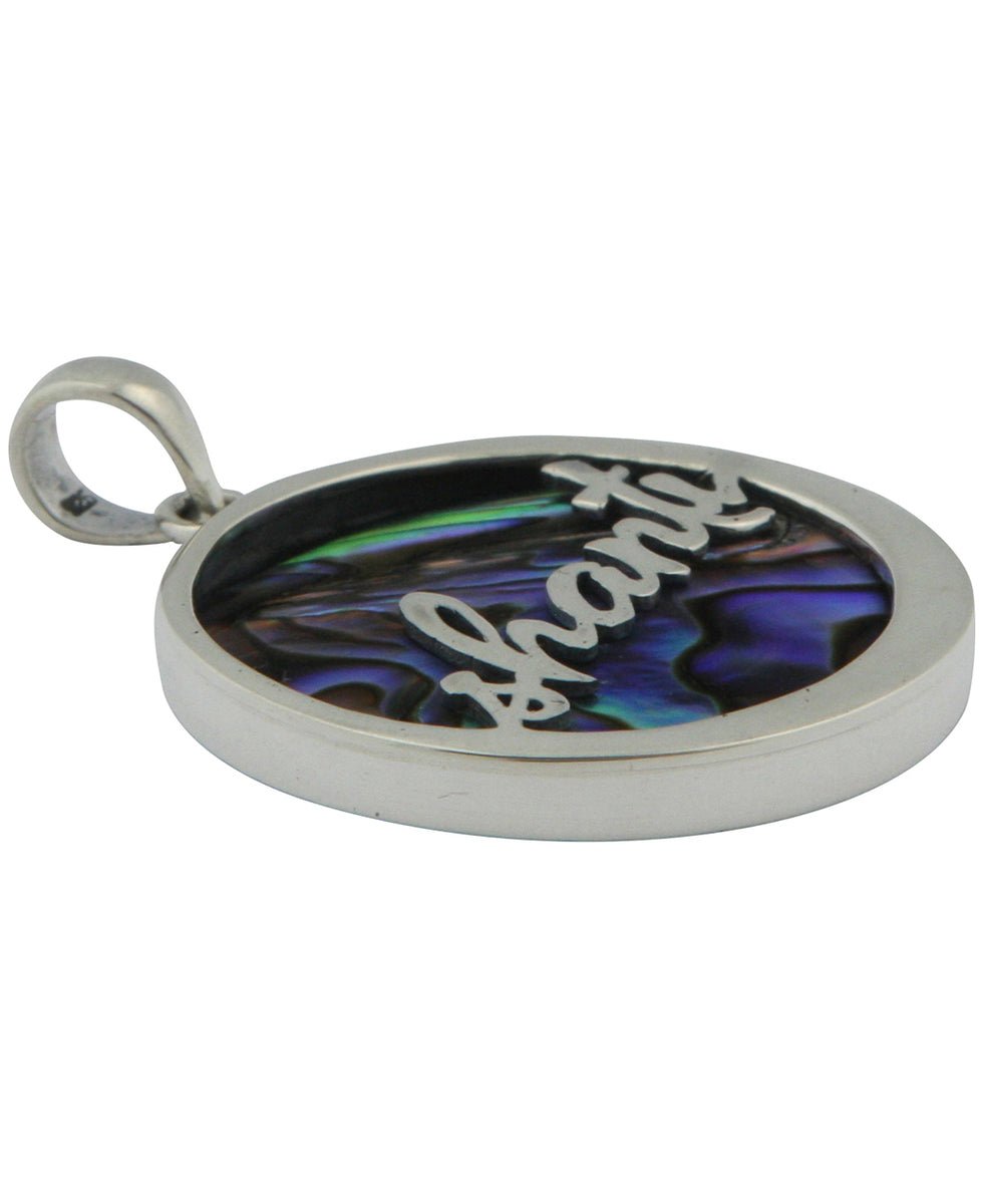 Shanti Pendant, Abalone Shell and Sterling - Charms & Pendants