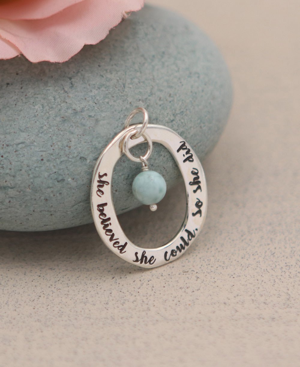 She Believed She Could, So She Did Pendant - Charms & Pendants