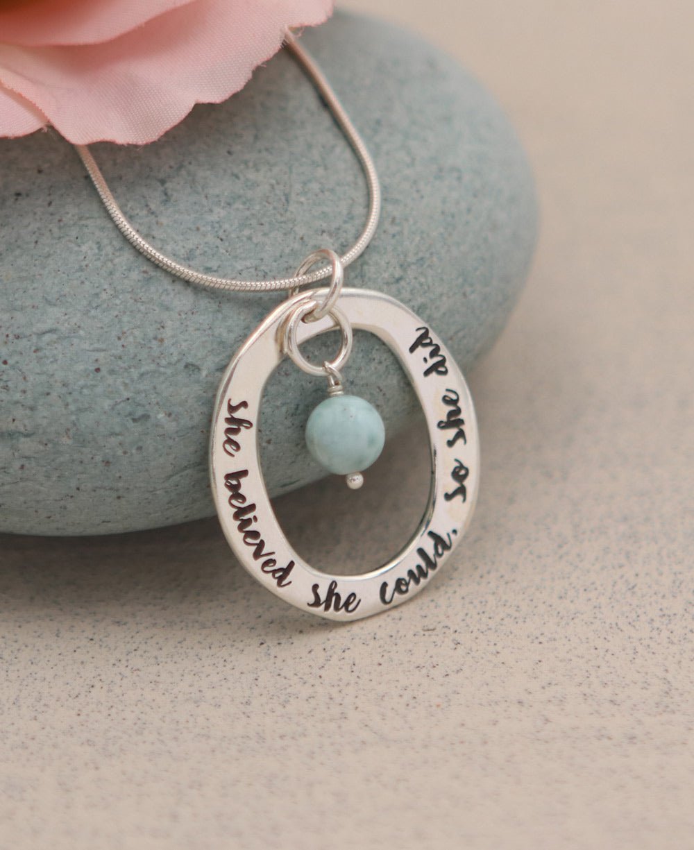 She Believed She Could, So She Did Pendant - Charms & Pendants