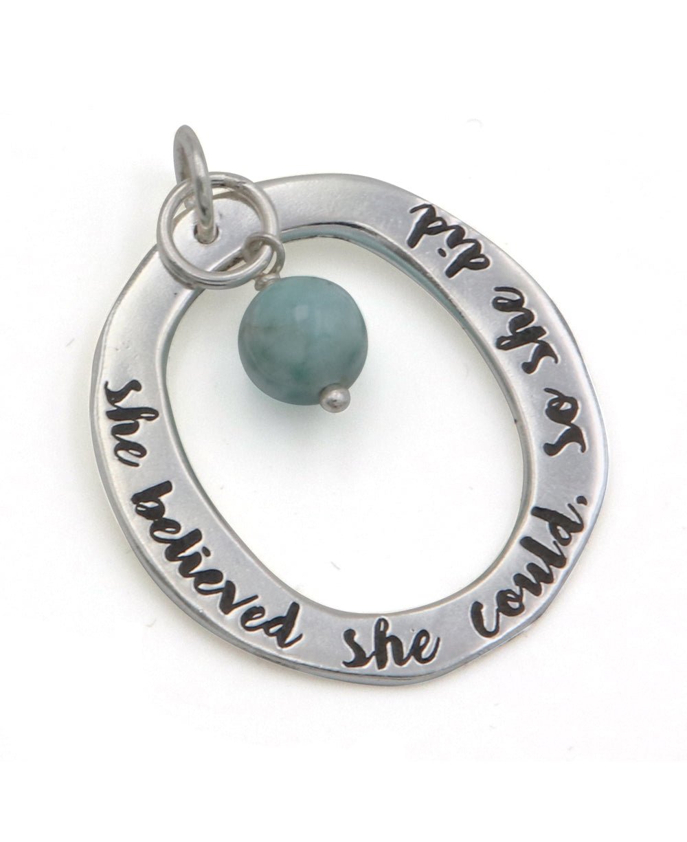 She Believed She Could, So She Did Pendant - Charms & Pendants