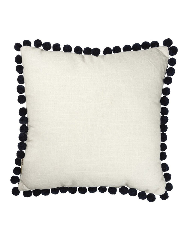 Shibori Embroidered Love Pillow - Pillows