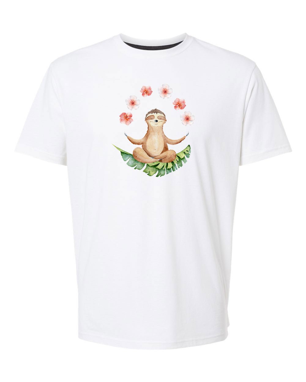 Slothful Serenity Tee: The Mindfully Chill Men's Recycled T-Shirt - Shirts & Tops S