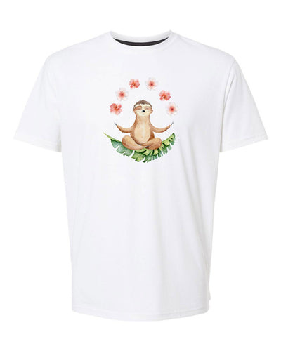 Slothful Serenity Tee: The Mindfully Chill Men's Recycled T-Shirt - Shirts & Tops S