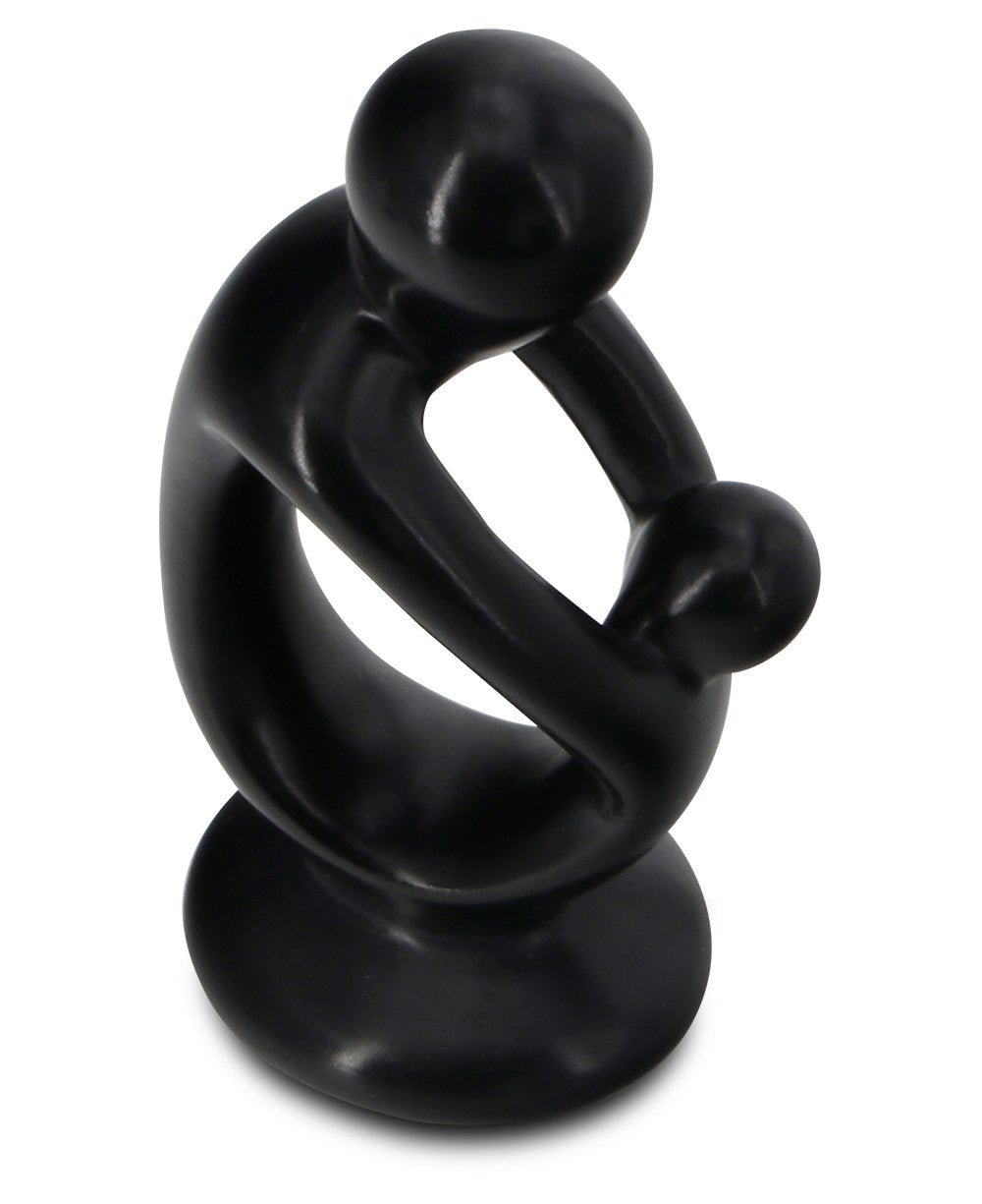 Small Abstract Mother and Child Playful Sculpture - Sculptures & Statues