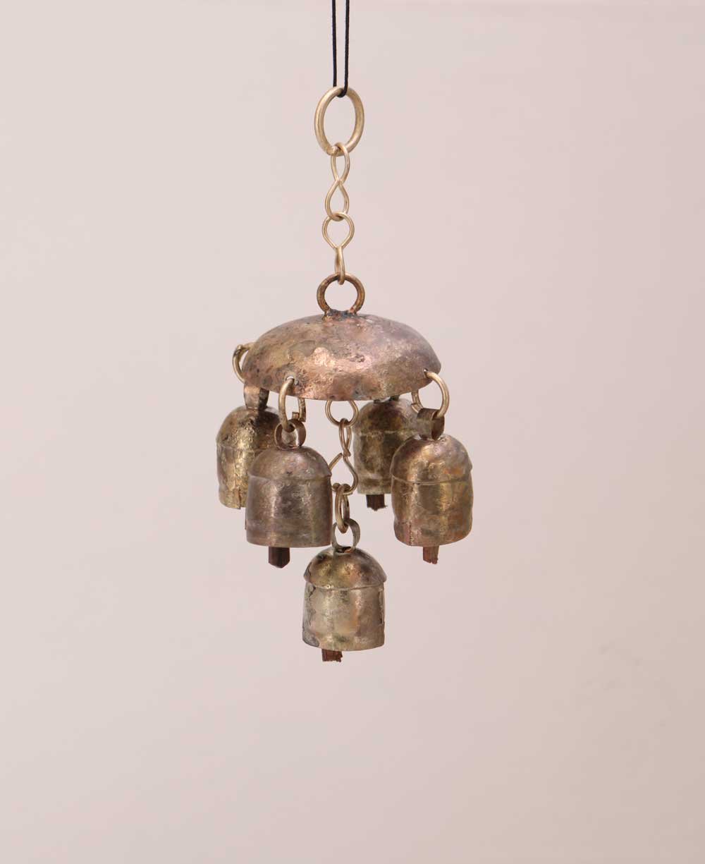Small Hanging 5 Bell Chime, Fairtrade - Wind Chimes