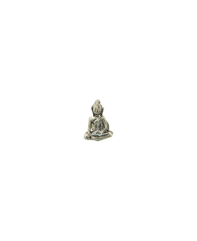 Small Sterling Silver Buddha Stud Earrings -