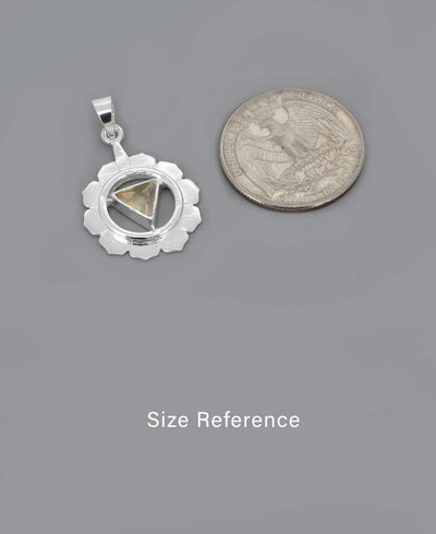 Sterling Silver Gemstone Chakra Pendants, Sold Individually - Charms & Pendants Root Chakra