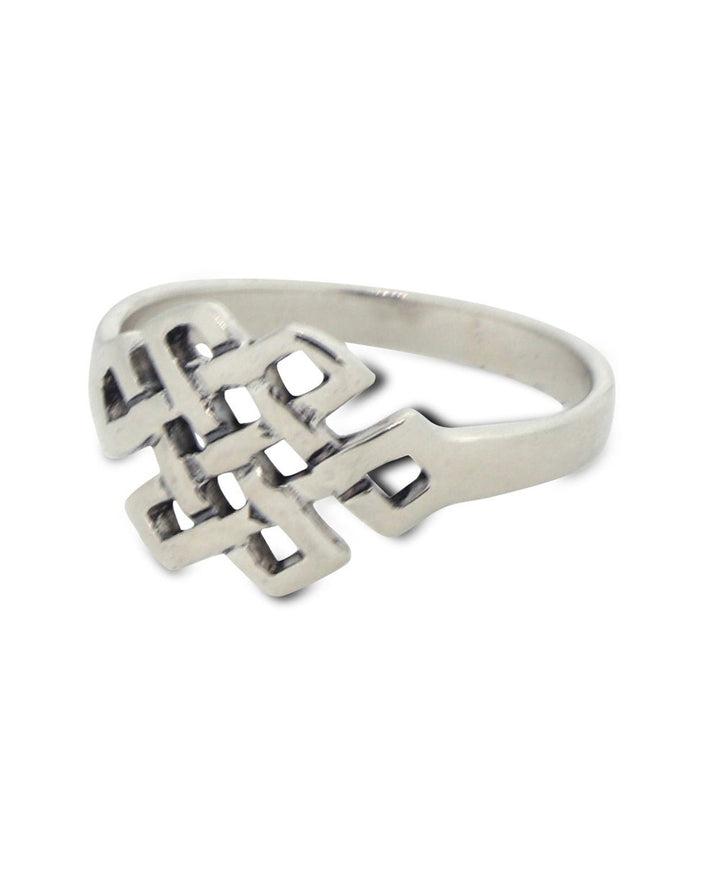 Sterling Silver Infinite Knot Ring - Rings Size 6