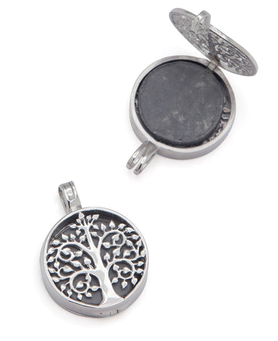Sterling Silver Tree of Life Locket Pendant - Charms & Pendants