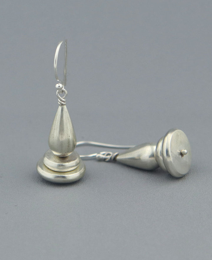 Sterling Silver Zen Cairn Inspired Earrings - Earrings