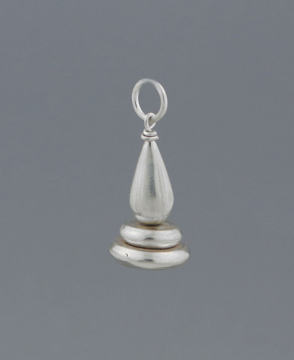 Sterling Silver Zen Cairn Inspired Pendant - Charms & Pendants