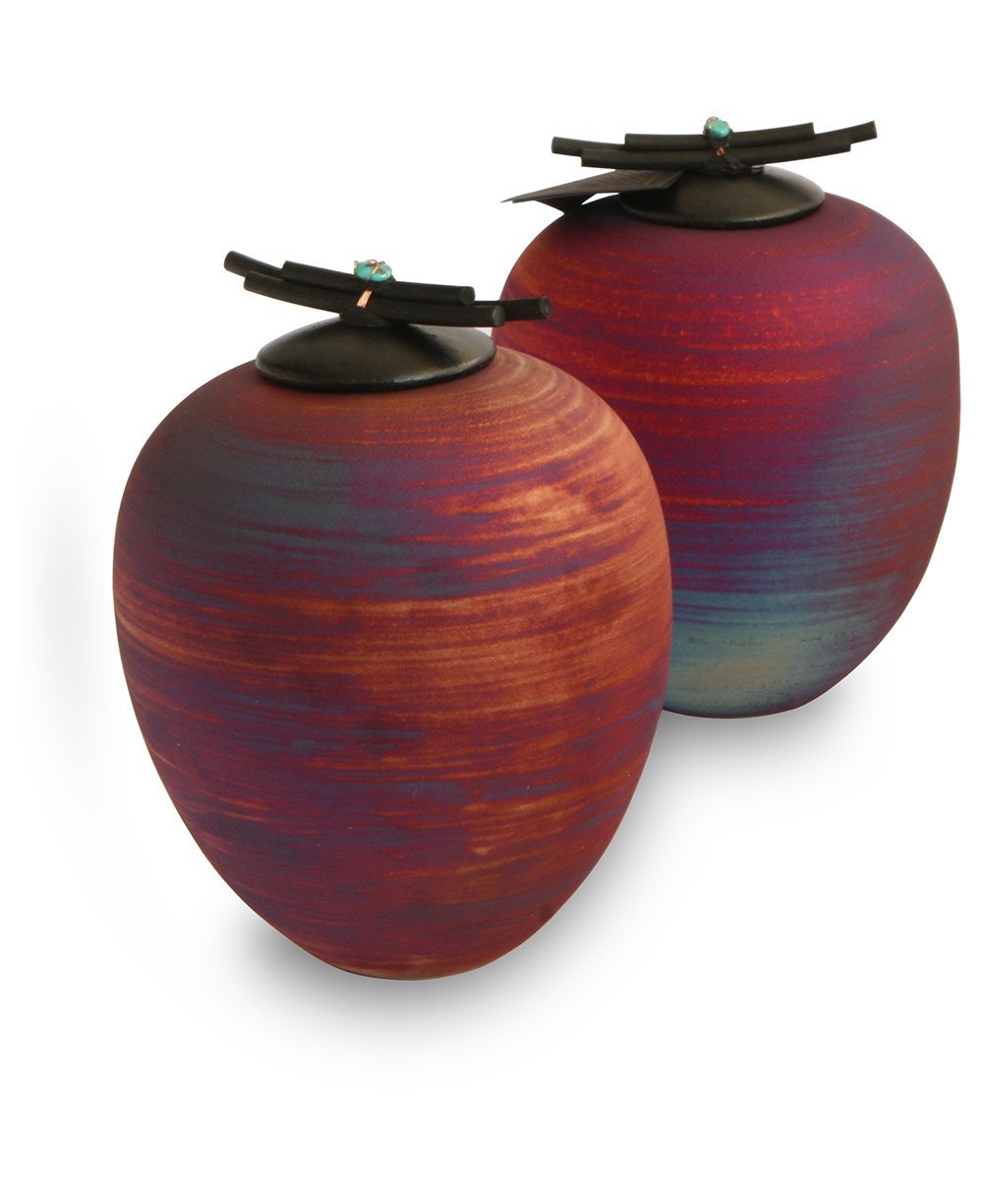 Terra Sunset Ceramic Dream Jar, Made in Mexico - Jar