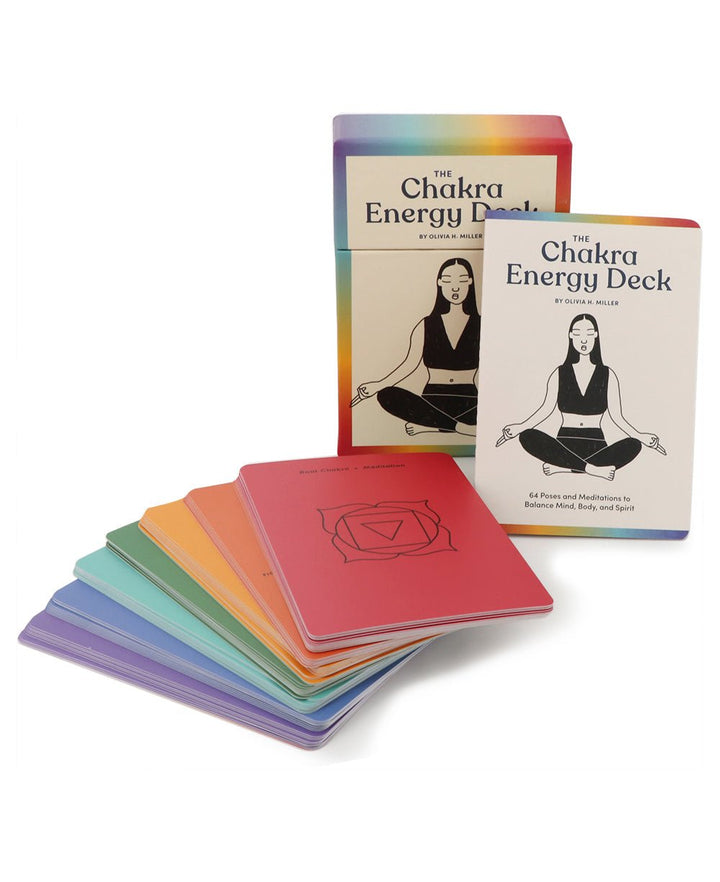 The Chakra Energy Deck, 64 Cards With 24 Page Guidebook - Card Games