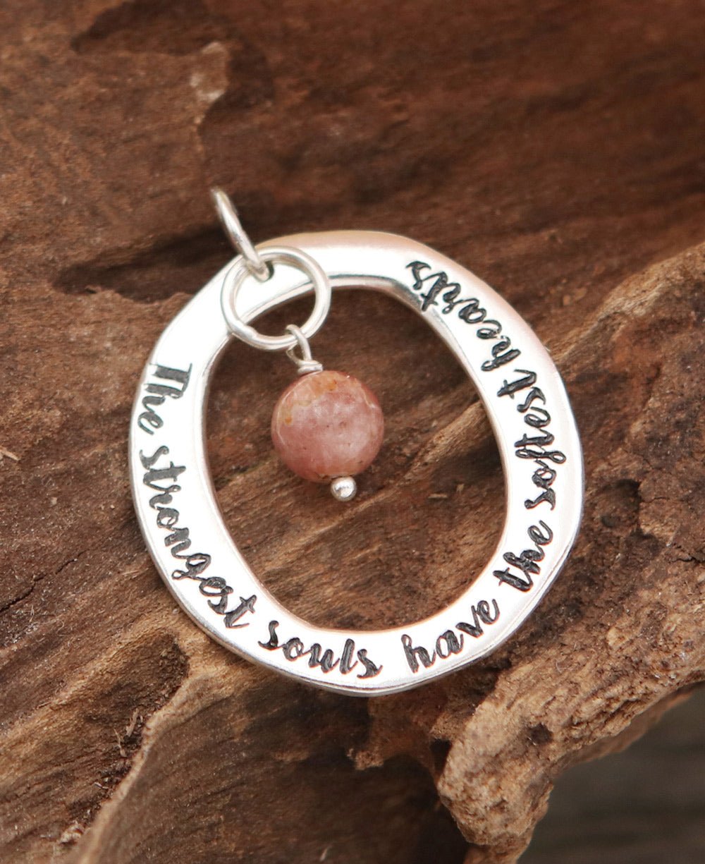 The Strongest Souls Have The Softest Hearts Pendant - Charms & Pendants