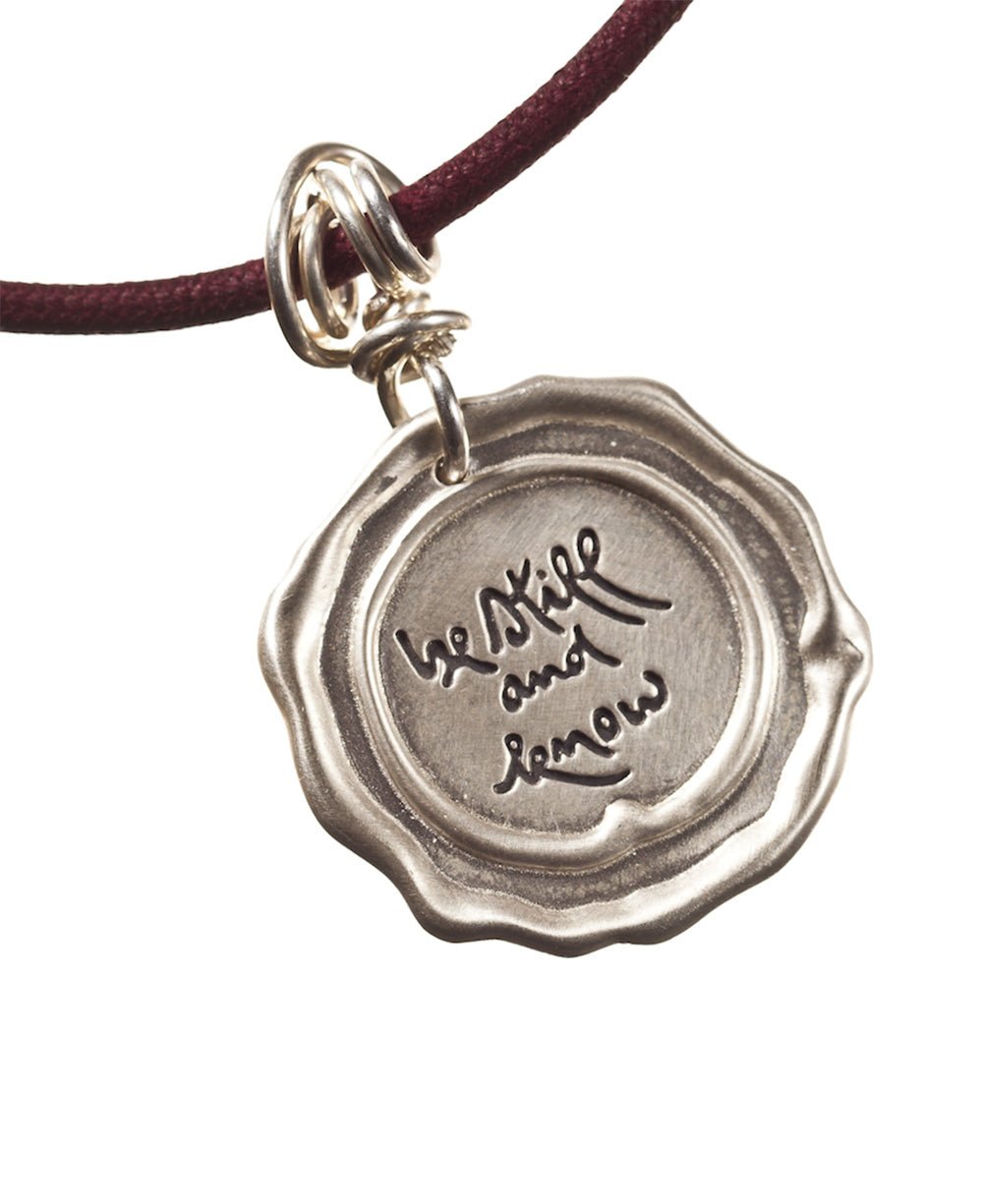 Thich Nhat Hanh Be Still and Know Pendant Necklace, Sterling Silver - Necklaces