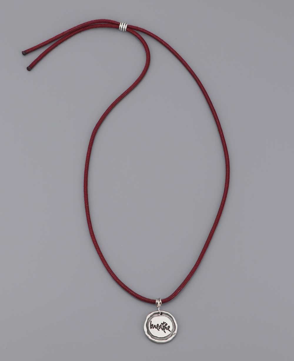 Thich Nhat Hanh Breathe Necklace - Necklaces