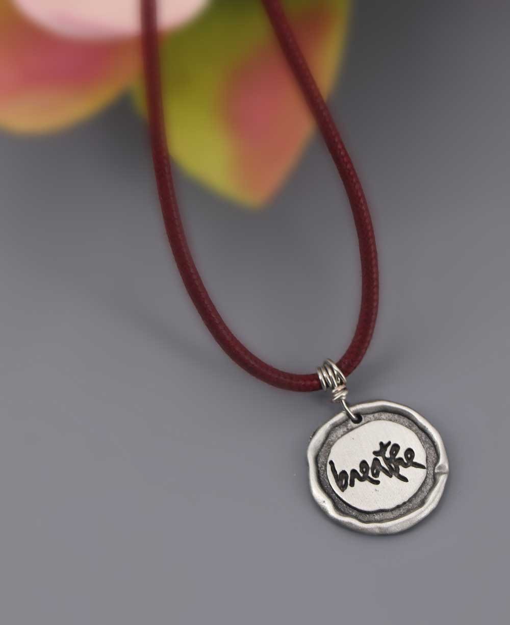 Thich Nhat Hanh Breathe Necklace - Necklaces