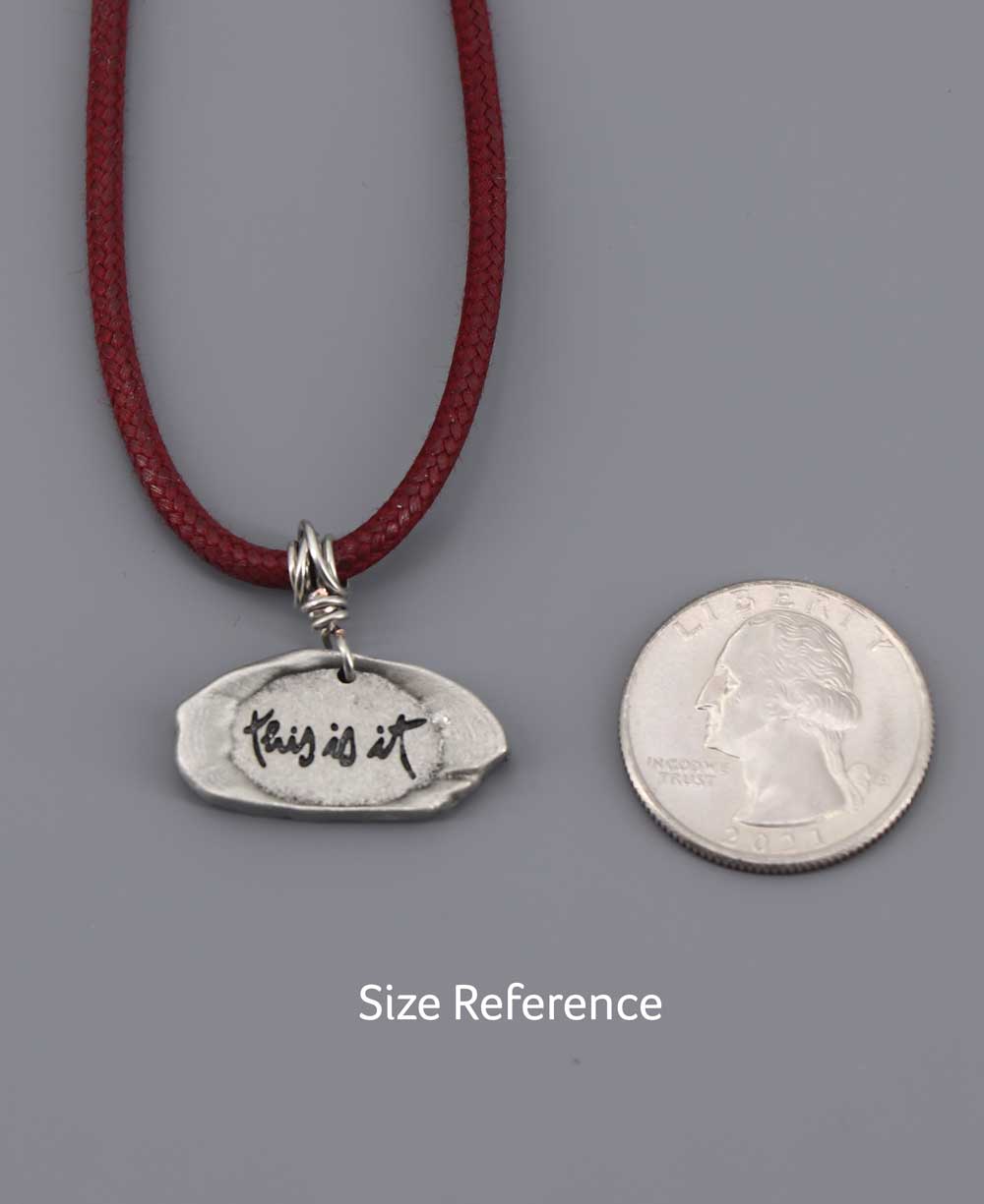 Thich Nhat Hanh This Is It Pendant Necklace - Necklaces