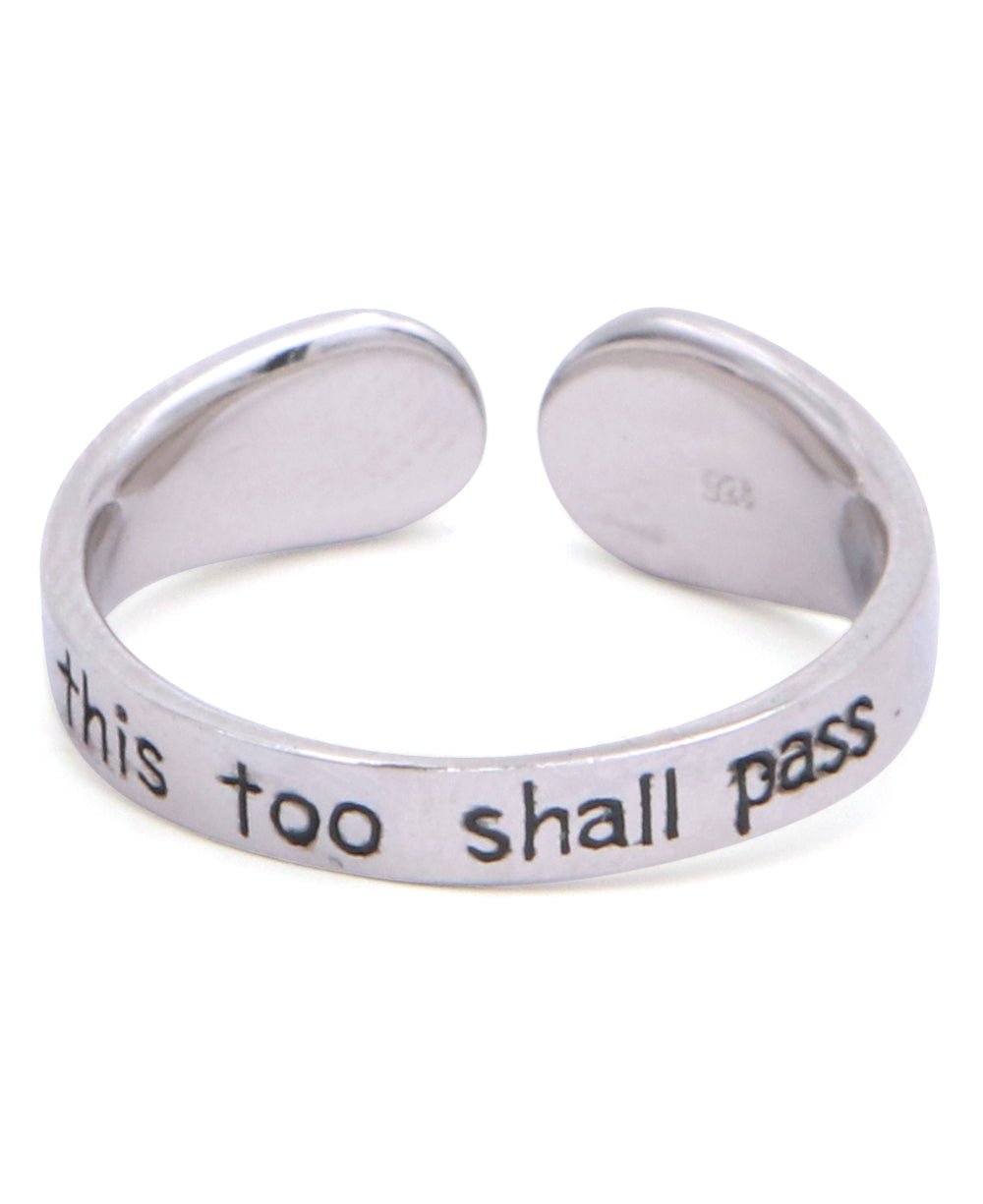 【CTHY】PASS RING this-too-shall-pass-sterling-