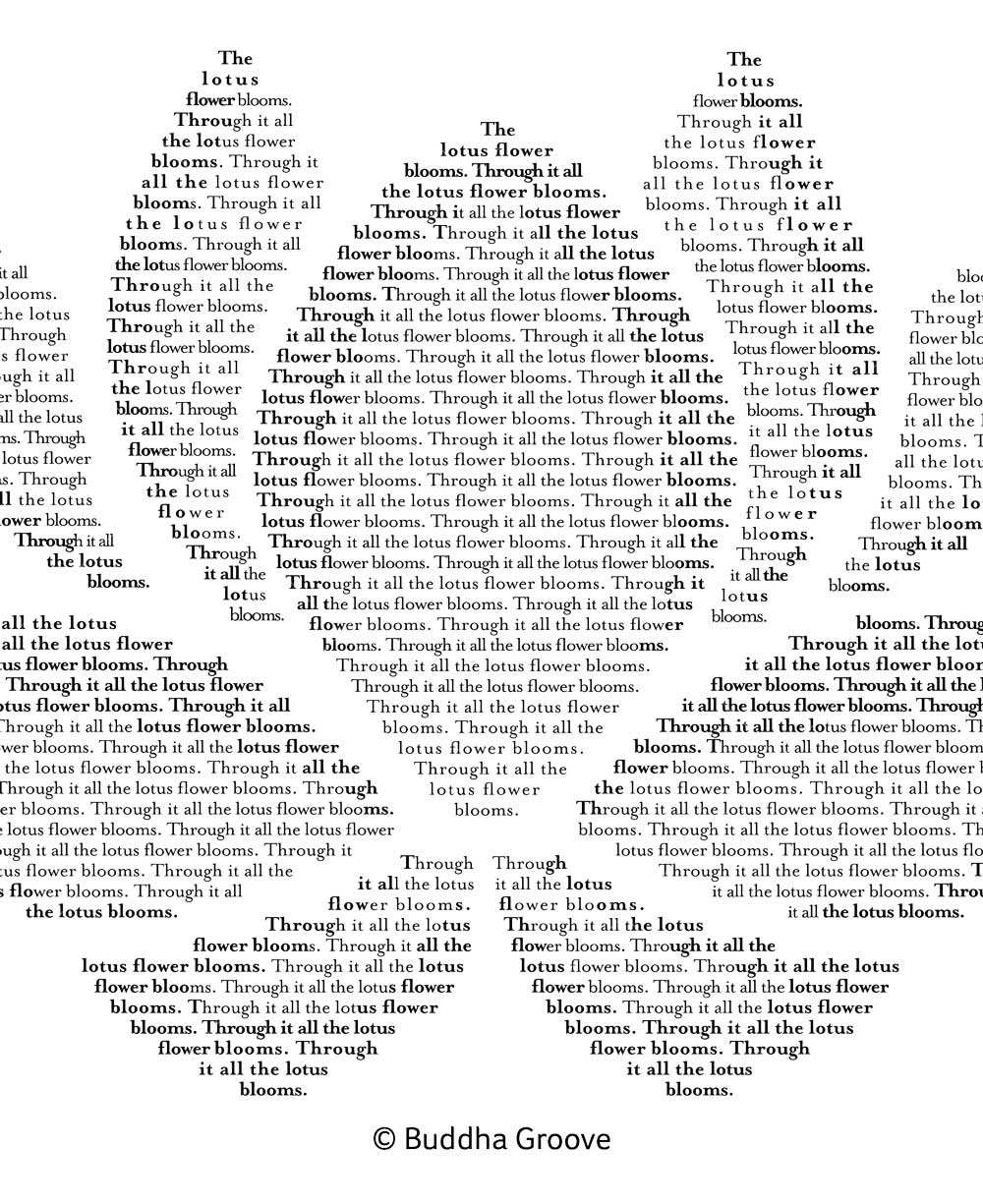 Through It All The Lotus Flower Bloom Blue Tunic Top - Shirts & Tops S