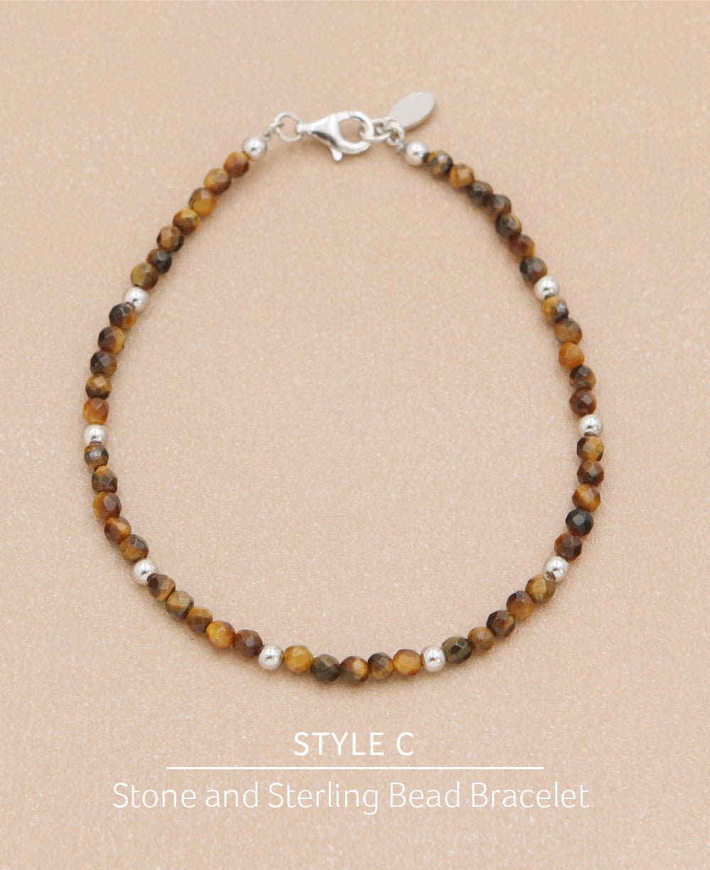 Tiger’s Eye Crystal Energy Bracelets, Multiple Styles - Bracelets Style A