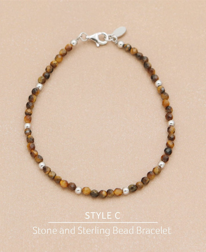 Tiger’s Eye Crystal Energy Bracelets, Multiple Styles - Bracelets Style A