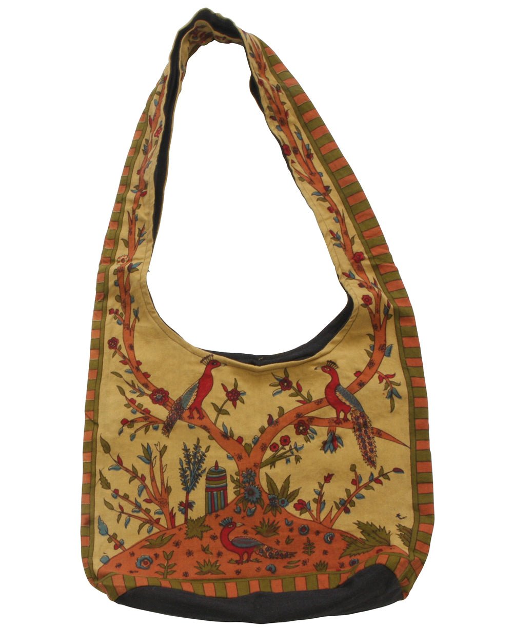 Tree of Life Indian Folk Art Messenger Bag -