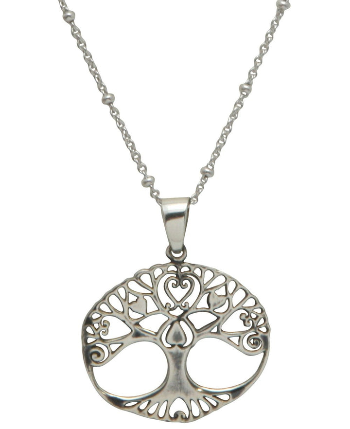 Tree of Life, Love, and Hearts Pendant Necklace - Necklaces