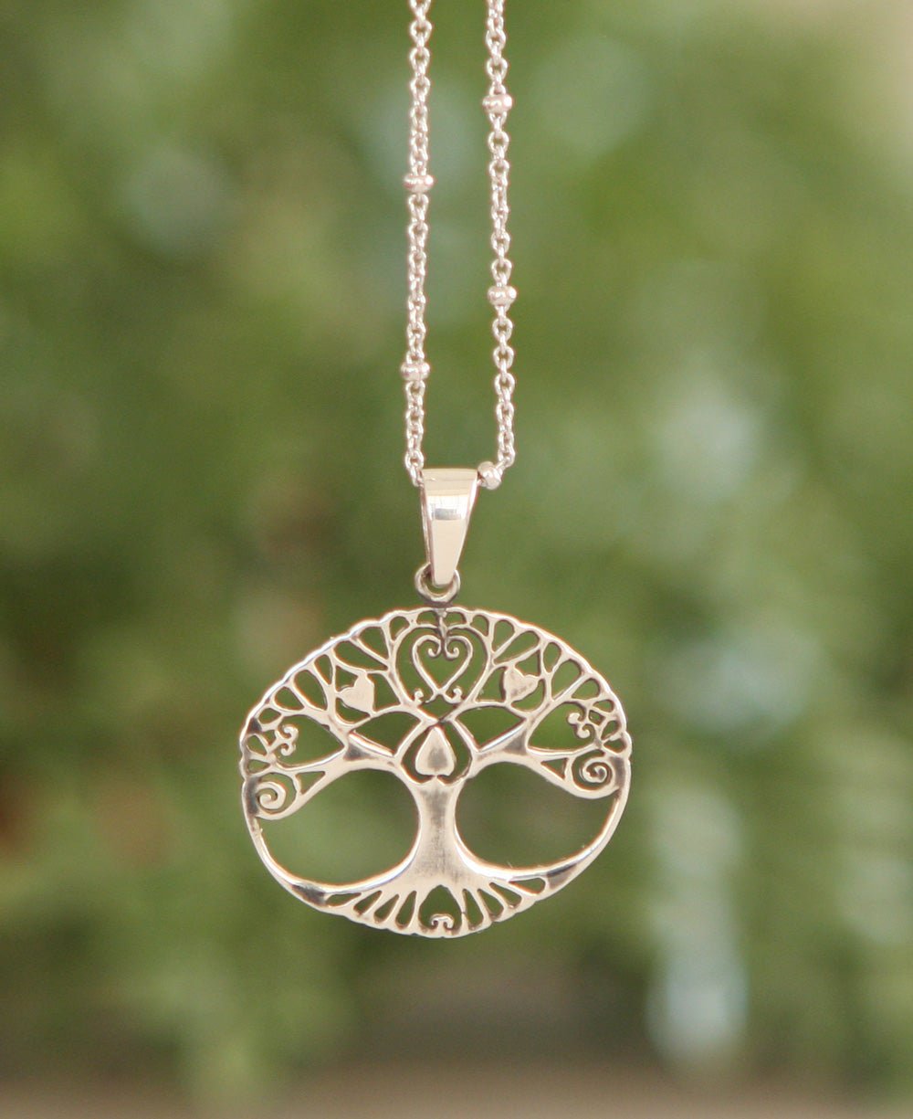 Tree of Life, Love, and Hearts Pendant Necklace - Necklaces
