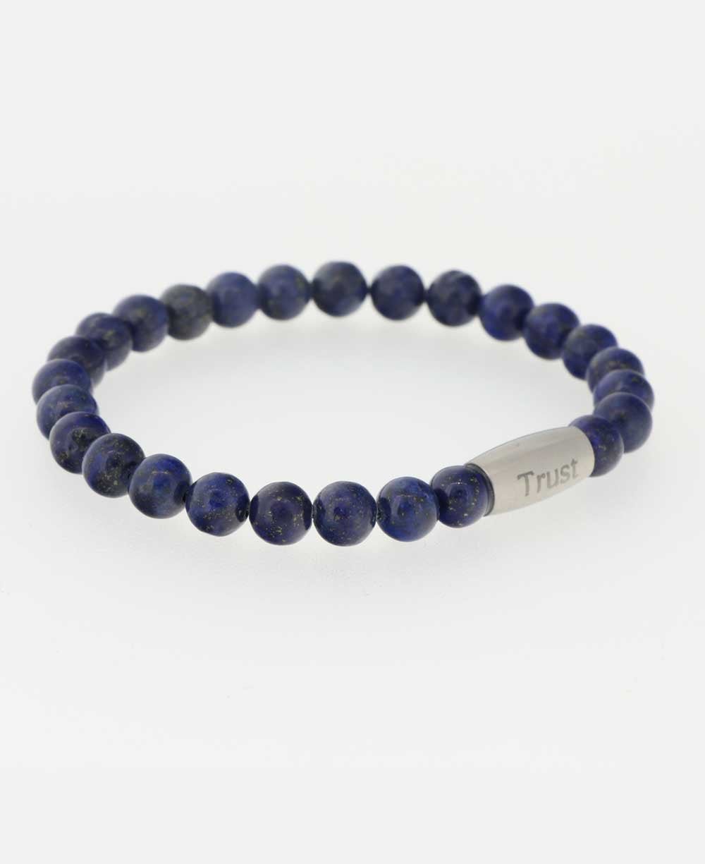 Trust Lapis Gemstone Bracelet - Bracelets 7"