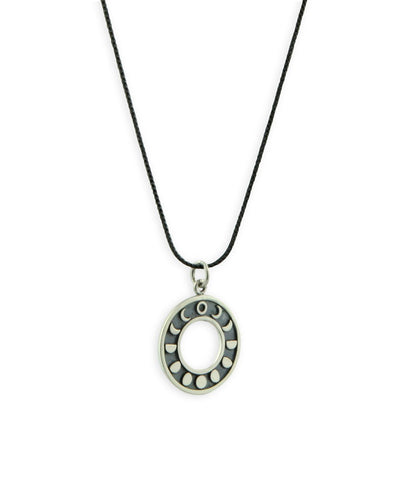 Trust Your Journey Sterling Silver Moon Necklace - Necklaces