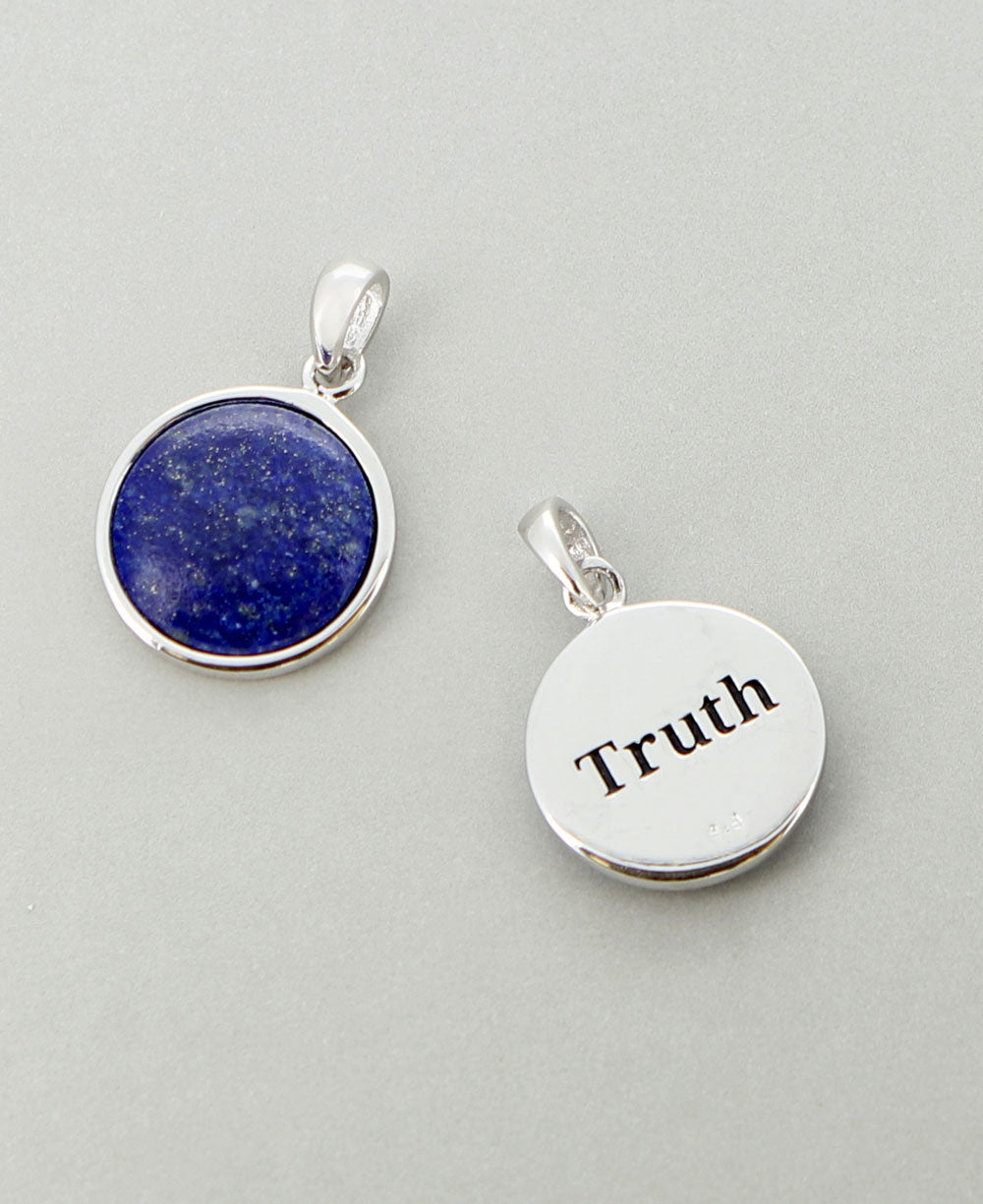 Truth Lapis Sterling Silver Pendant - Charms & Pendants