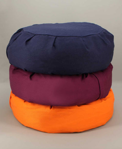 Twill Weave Zafu Meditation Cushions - Massage Cushions Navy
