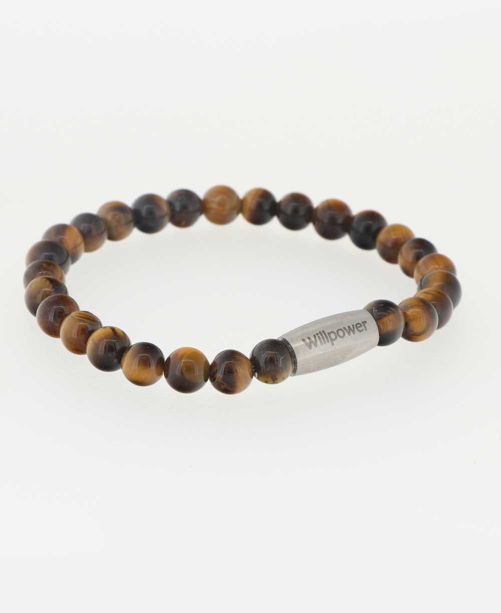 Willpower Tiger's Eye Gemstone Bracelet - Bracelets 7"