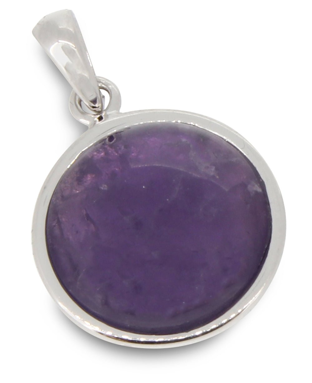 Wisdom Amethyst Sterling Silver Pendant - Charms & Pendants