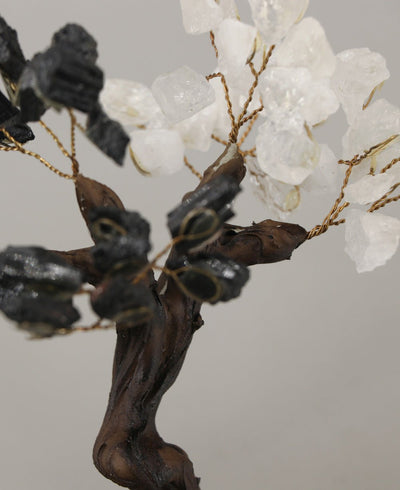 Yin Yang Gemstone Bonsai Tree for Balance - Sculptures & Statues