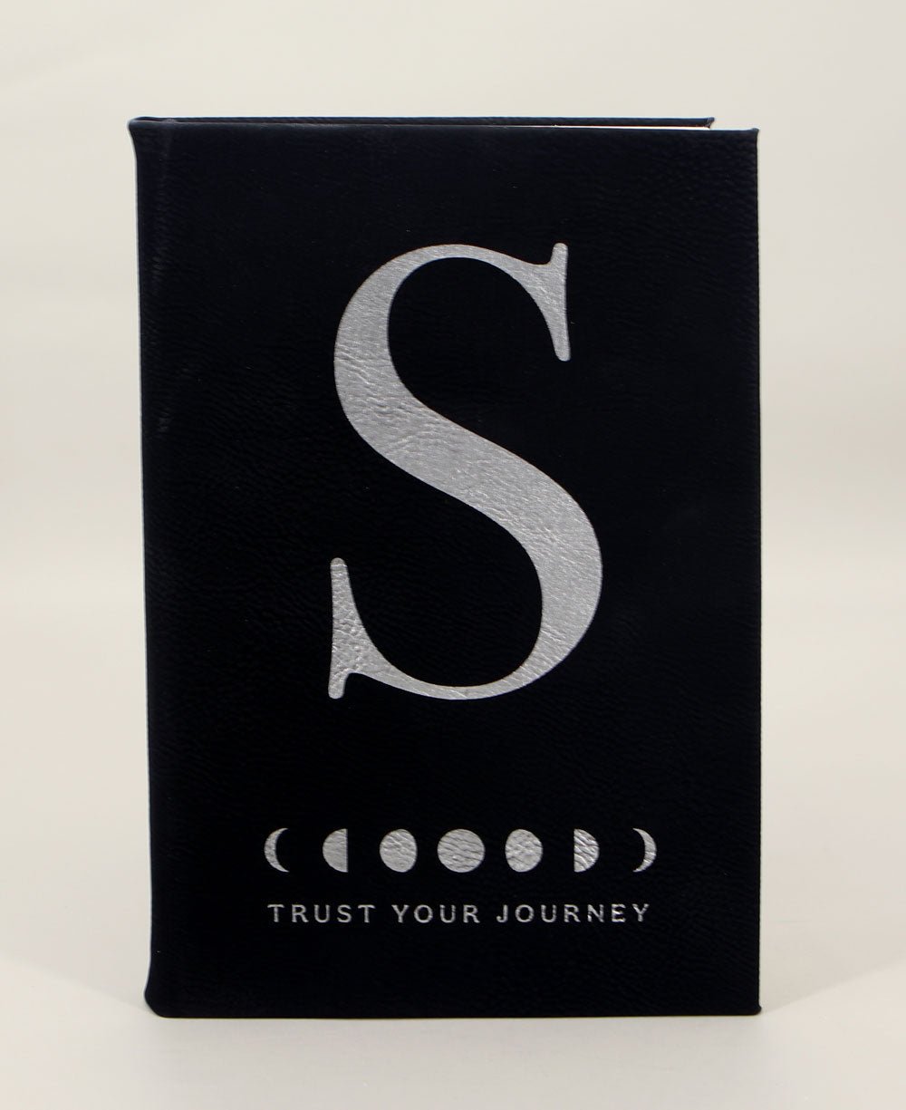 Your Initial Moon Phase Trust Your Journey Lined Journal - Notebooks & Notepads A